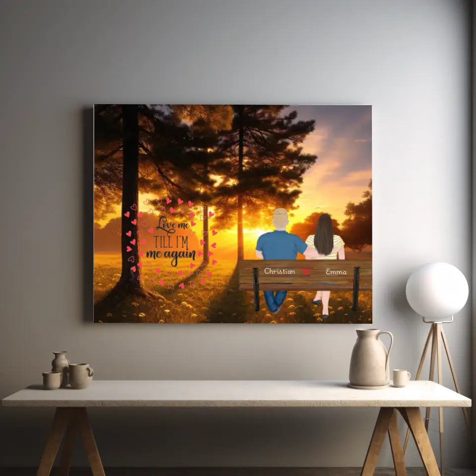 Sunset Memories With Your Lovely Person - Personalize Canvas and Poster