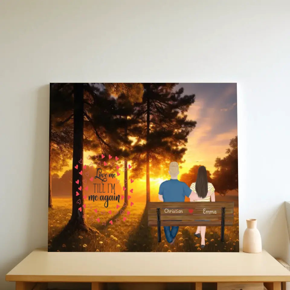 Sunset Memories With Your Lovely Person - Personalize Canvas and Poster