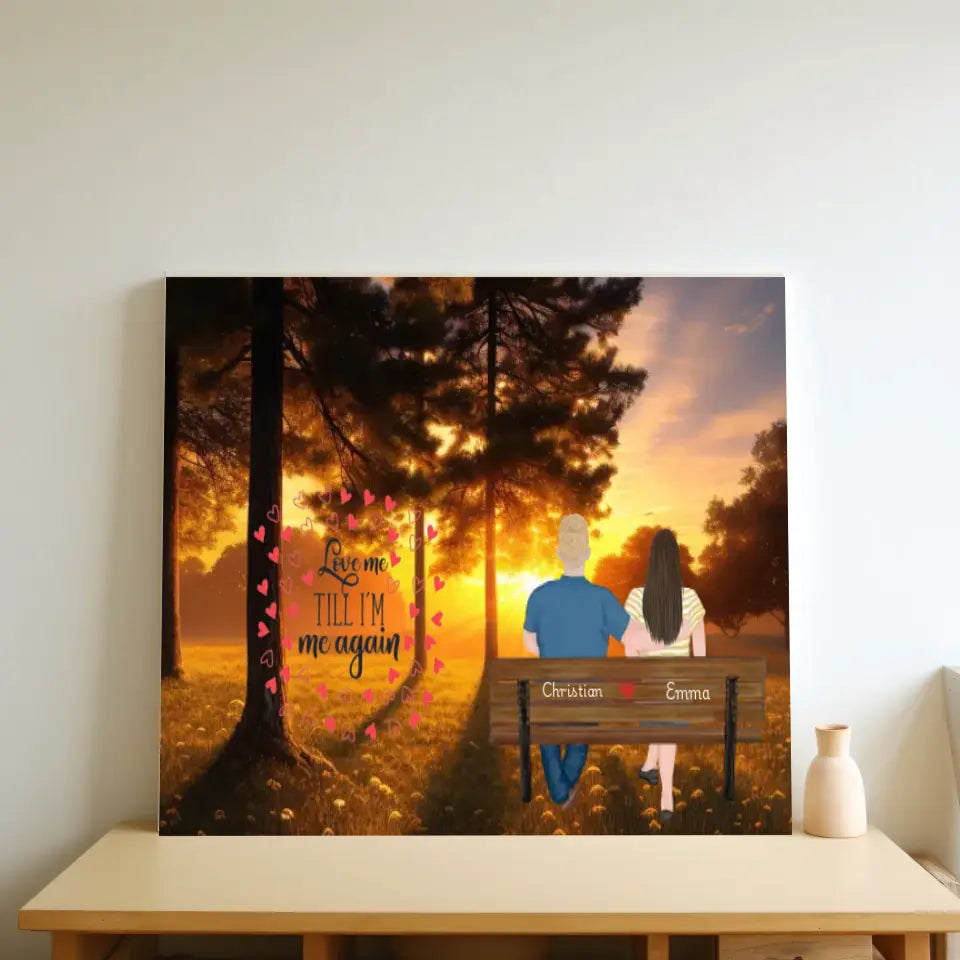 Sunset Memories With Your Lovely Person - Personalize Canvas and Poster
