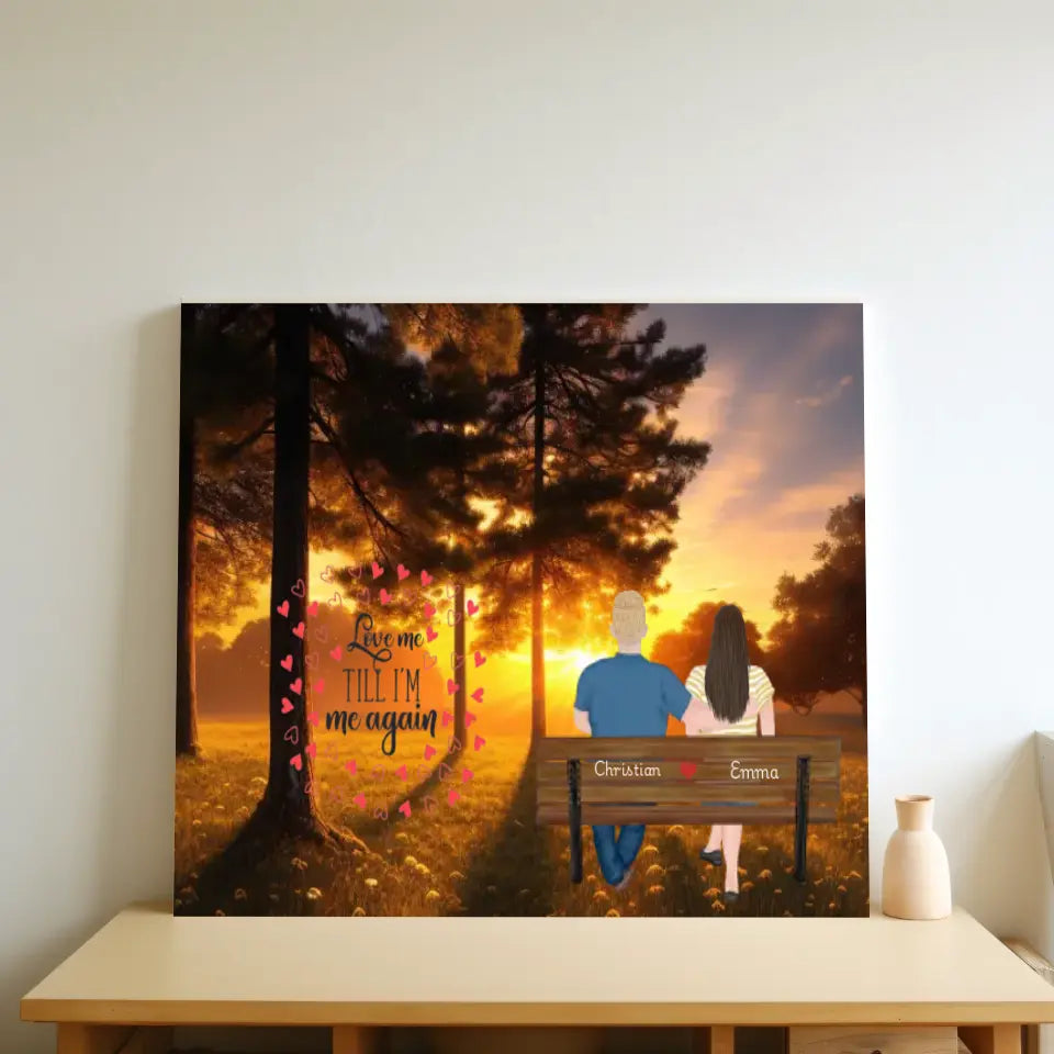 Sunset Memories With Your Lovely Person - Personalize Canvas and Poster