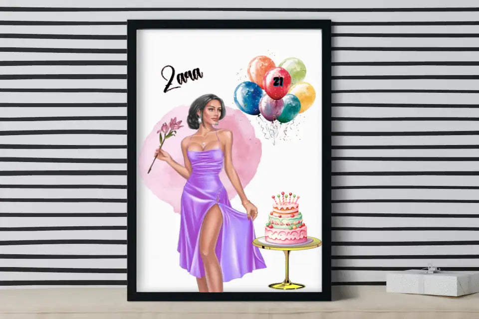 Birthday Gift for Her, Best Friend Present,  Birthday Gift, Personalised Birthday Gift, Best Friend Print,