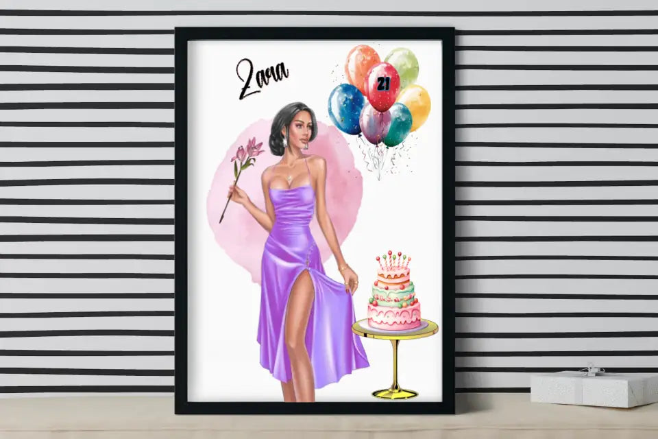 Birthday Gift for Her, Best Friend Present,  Birthday Gift, Personalised Birthday Gift, Best Friend Print,
