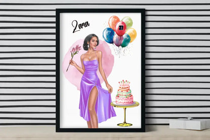 Birthday Gift for Her, Best Friend Present,  Birthday Gift, Personalised Birthday Gift, Best Friend Print,