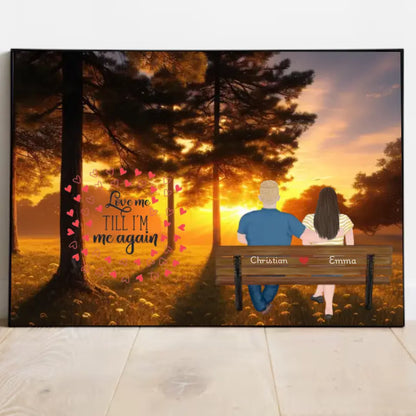 Sunset Memories With Your Lovely Person - Personalize Canvas and Poster