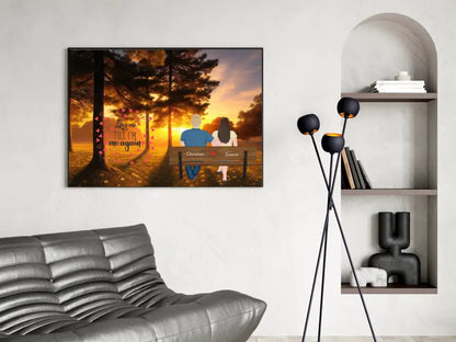 Sunset Memories With Your Lovely Person - Personalize Canvas and Poster